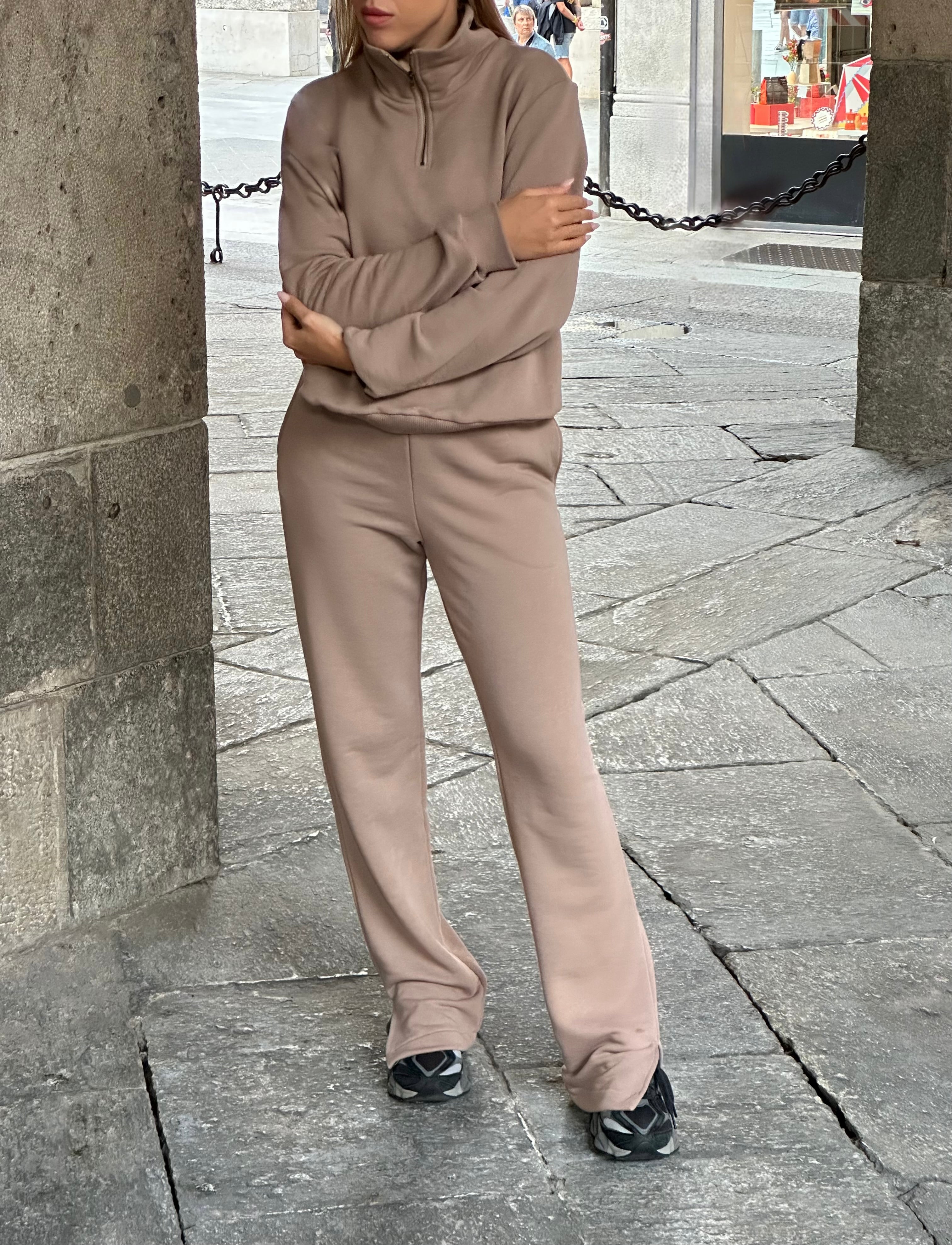 Leisure suit MILANO with fluff (pants + jumper)