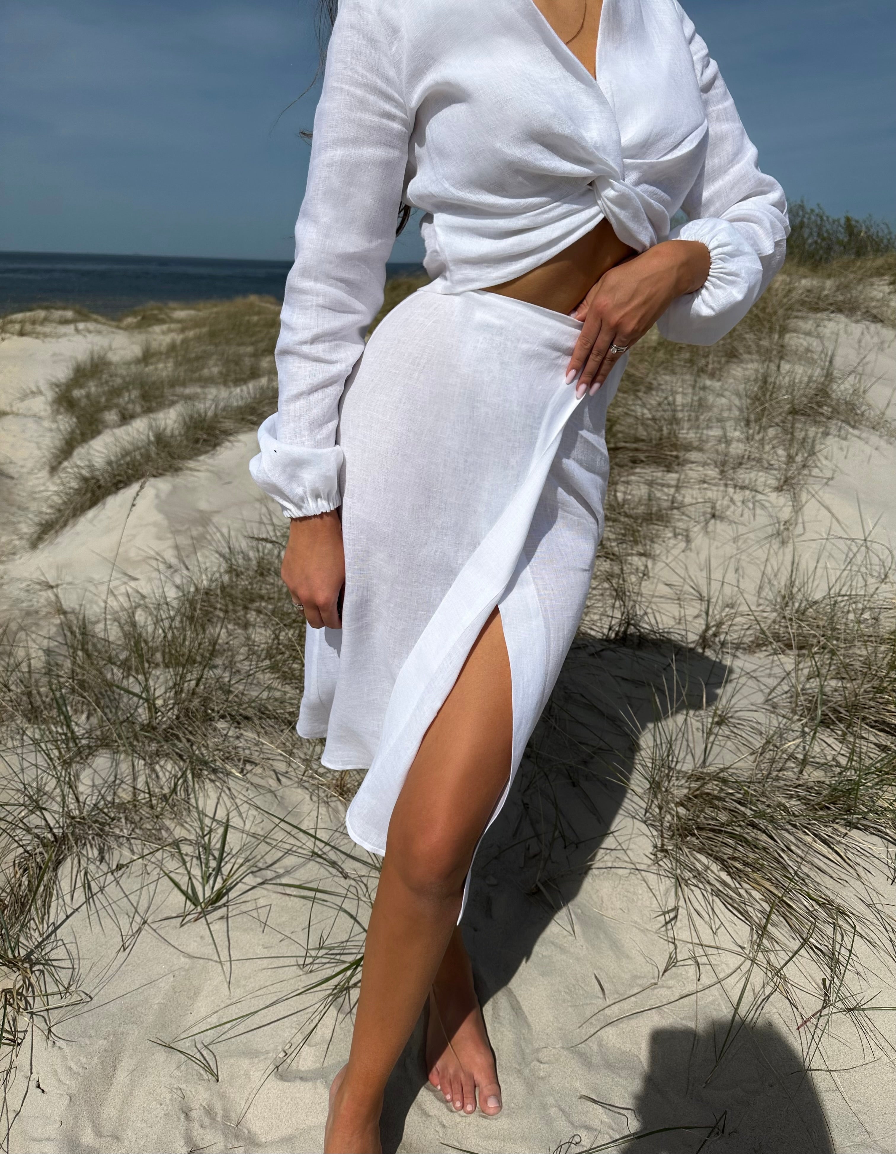 Linen skirt